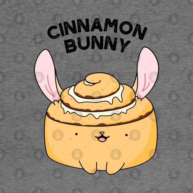 Cinnamon Bunny Cute Cinnamon Bun Pun by punnybone